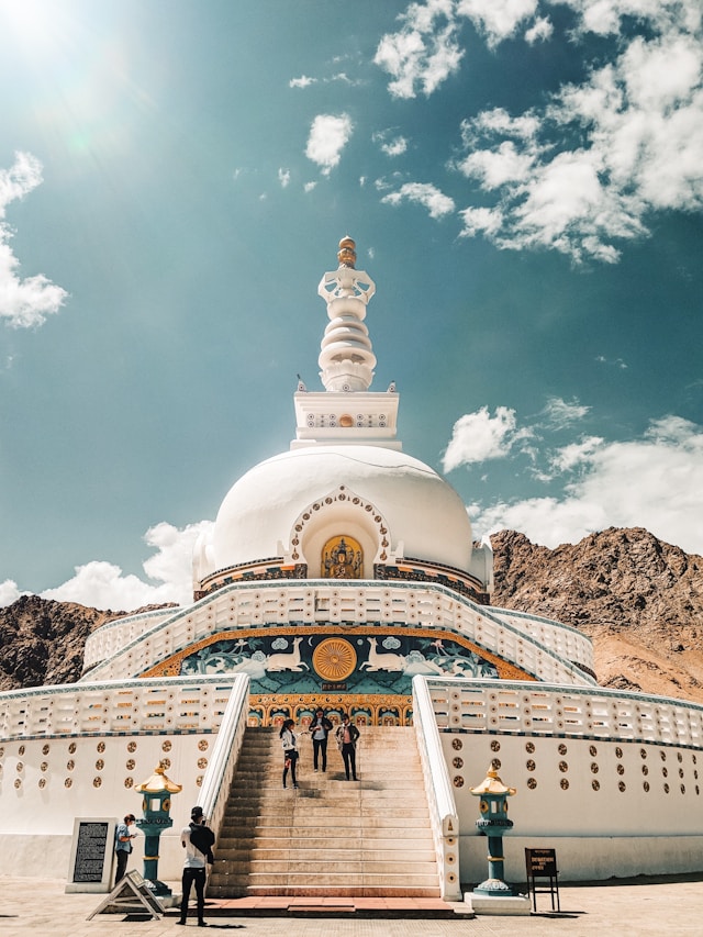 Shanti Stupa, Leh, Ladakh,India